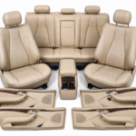 Mercedes Benz W220 Used Beige Seat Complete Set