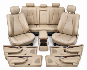 Mercedes Benz W220 Used Beige Seat Complete Set