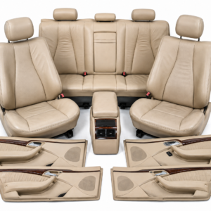 Mercedes Benz W220 Used Beige Seat Complete Set